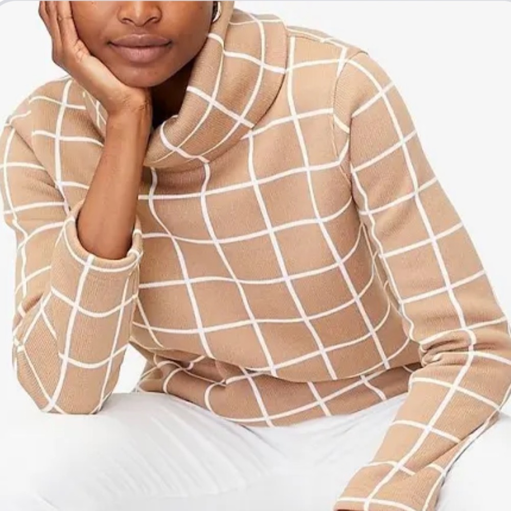J.Crew Factory funnel neck pullover - NWT